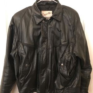 Clipper Mist Leather Jacket Early 90s